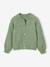 Gilet fille manches longues écru+lavande+vert sauge - vertbaudet enfant 