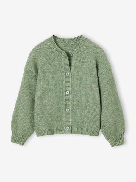 Fille-Pull, gilet, sweat-Gilet fille manches longues