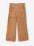 Pantalon fille large velours côtelé style paperbag bordeaux+camel+marine+mauve+olive - vertbaudet enfant 