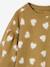 Robe courte fille écru+olive - vertbaudet enfant 