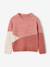 Pull fille manches longues olive+rose poudré - vertbaudet enfant 