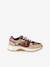 Meisjessneakers leer met veters beige - vertbaudet enfant 