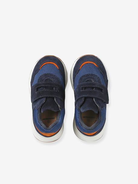 Eerste stapschoentjes baby met klittenband blauw - vertbaudet enfant 