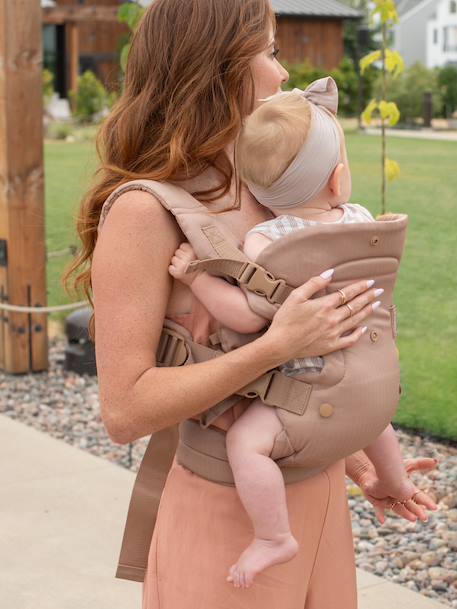 Flip Luxe 4-in-1 draagzak beige+zwart - vertbaudet enfant 
