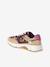 Meisjessneakers leer met veters beige - vertbaudet enfant 