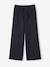Pantalon large fille anthracite+beige - vertbaudet enfant 