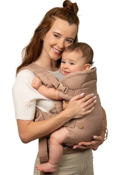 Porte-bébé Flip Luxe 4 en 1 carrier beige+noir - vertbaudet enfant 
