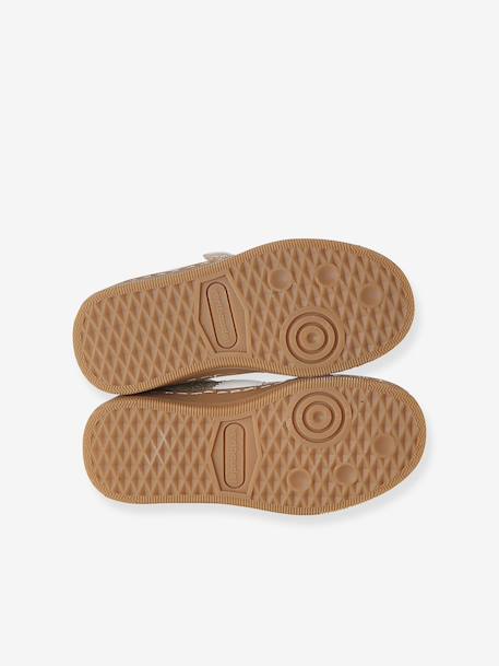 Meisjes sneakers synthetisch met klittenband goud - vertbaudet enfant 
