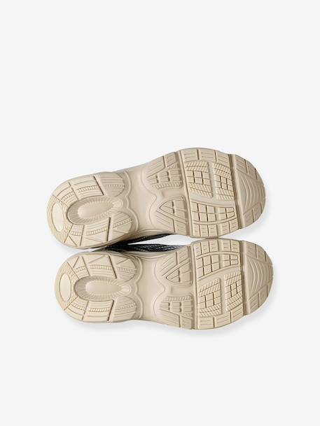 Meisjes sneakers met klittenbandsluiting zilver - vertbaudet enfant 