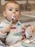 Set 3 couverts d'apprentissage inox rose+vert - vertbaudet enfant 
