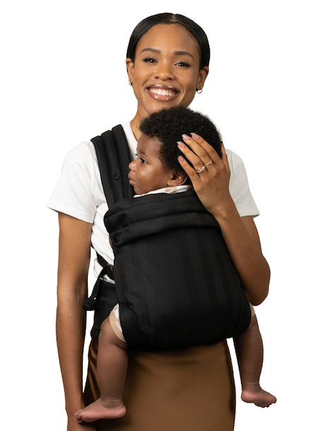Porte-bébé Honey Blossom beige+noir - vertbaudet enfant 