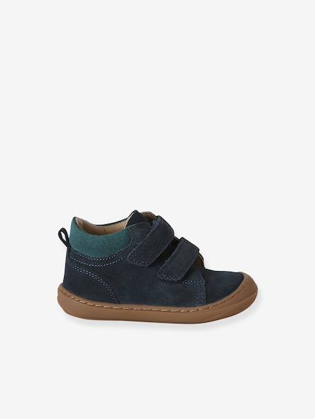 Chaussures premiers pas bébé velcro beige+bleu+bleu électrique+bleu océan+lot beige+lot marron+lot vert+marron+ocre+vert+vert sauge - vertbaudet enfant 