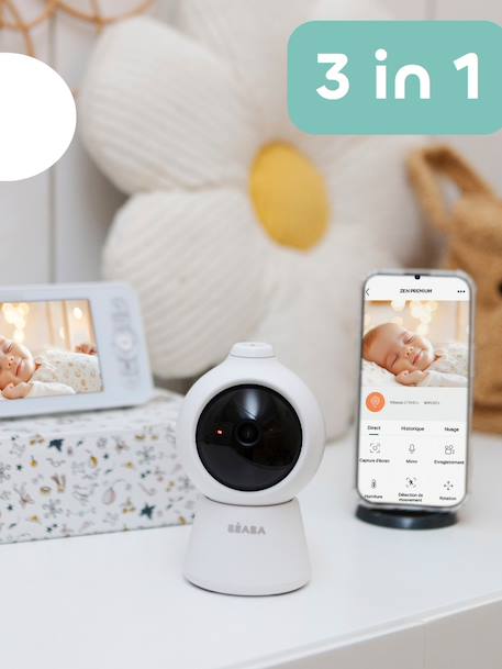 Ecoute bébé vidéo Zen Smart Ai blanc - vertbaudet enfant 