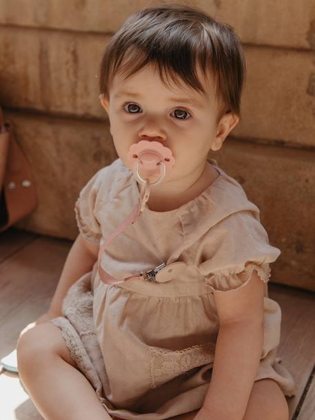 Sucette SXPro 6-18 mois beige+bleu foncé+rose+vert foncé - vertbaudet enfant 