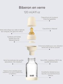 -Biberon débit lent 120 ml