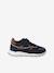 Jongens sneakers leer met klittenband kaki+marineblauw - vertbaudet enfant 