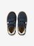 Jongens sneakers leer met klittenband marineblauw - vertbaudet enfant 