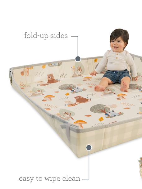Opvouwbare schuimrubberen mat - INFANTINO beige+ecru+meerkleurig - vertbaudet enfant 