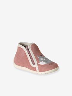 -Bottines zippées souples en cuir bébé