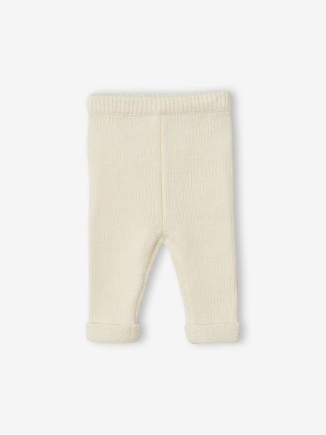 3-delige gebreide set voor babyjongens blauw - vertbaudet enfant 