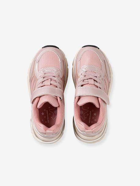 Baskets enfant fille a scratchs rose - vertbaudet enfant 