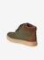 Boots enfant garçon à scratchs kaki+marine - vertbaudet enfant 