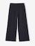 Pantalon large fille anthracite+beige - vertbaudet enfant 