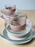 BEABA glazen lunchbox BLAUW+GROEN+zandbeige - vertbaudet enfant 