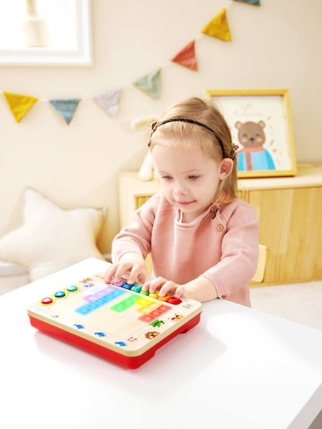 Petit piano pixel interactif rouge - vertbaudet enfant 