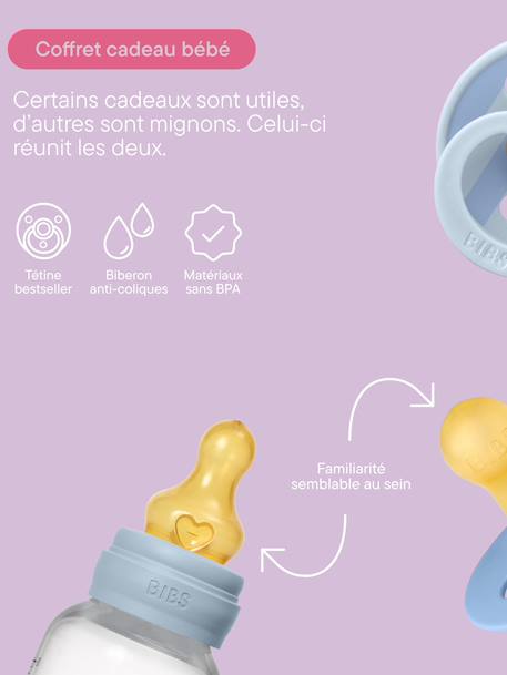 Babypakje met de essentiÃ«le benodigdheden blauw+rouge+salie - vertbaudet enfant 