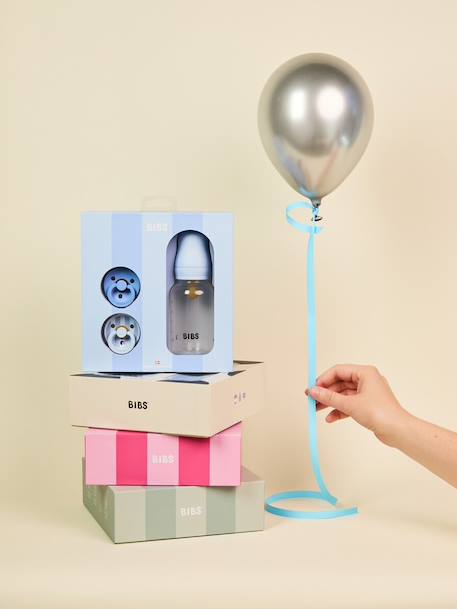 Coffret cadeau naissance les essentiels bleu+blush+sauge - vertbaudet enfant 