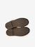 Meisjes leren boots met rits bruin - vertbaudet enfant 