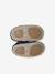 Chaussons élastiqués en cuir souple bébé bleu nuit+chocolat+marine - vertbaudet enfant 