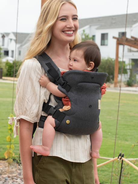 Porte-bébé Flip Luxe 4 en 1 carrier beige+noir - vertbaudet enfant 