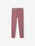 Essentiële legging voor meisjes antraciet+oudroze+saliegroen - vertbaudet enfant 