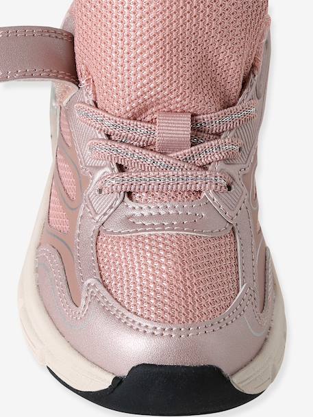 Baskets enfant fille a scratchs rose - vertbaudet enfant 