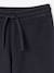 Pantalon large fille anthracite+beige - vertbaudet enfant 
