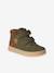 Jongensboots met straps kaki+marineblauw - vertbaudet enfant 