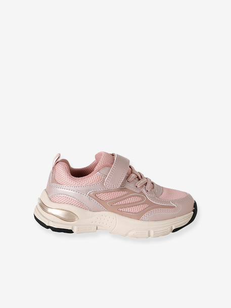Baskets enfant fille a scratchs rose - vertbaudet enfant 