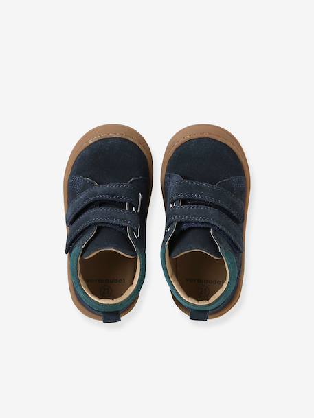Chaussures premiers pas bébé velcro beige+bleu+bleu électrique+bleu océan+lot beige+lot marron+lot vert+marron+ocre+vert+vert sauge - vertbaudet enfant 