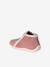 Chausson zippée souples en cuir bébé or+vieux rose - vertbaudet enfant 