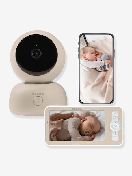 Ecoute-bébé vidéo Zen Premium blanc+bleu nuit+sable - vertbaudet enfant 