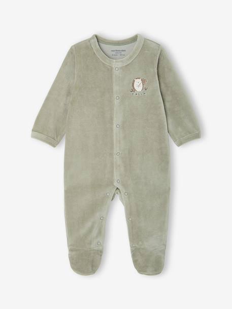 Lot de 2 dors-bien bébé ouverture devant cappuccino+rose pâle+vert sauge - vertbaudet enfant 