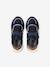 Jongens sneakers leer met klittenband kaki+marineblauw - vertbaudet enfant 