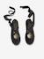 Ballerines espadrilles fille en toile NOIR - vertbaudet enfant 