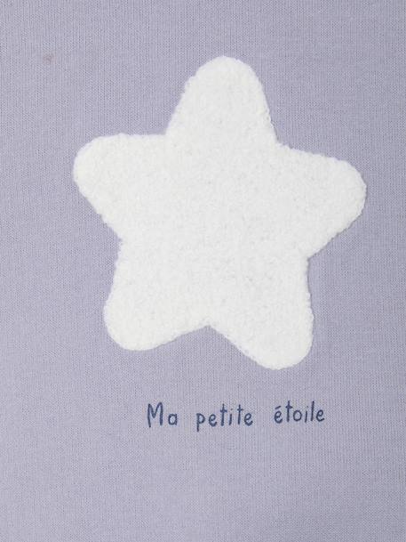 Sweat bébé ouverture dos bleu ciel - vertbaudet enfant 