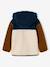 Gilet zippé à capuche garçon bleu moyen+vert sapin - vertbaudet enfant 