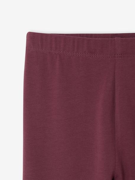 Legging long fille noir+prune - vertbaudet enfant 