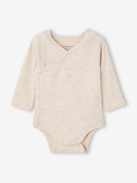 Set van 2 newborn rompertjes ecru - vertbaudet enfant 