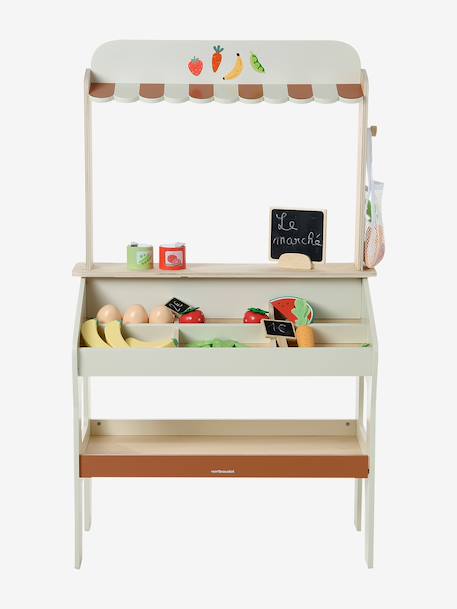 Marchande avec accessoires bois FSC® écru - vertbaudet enfant 